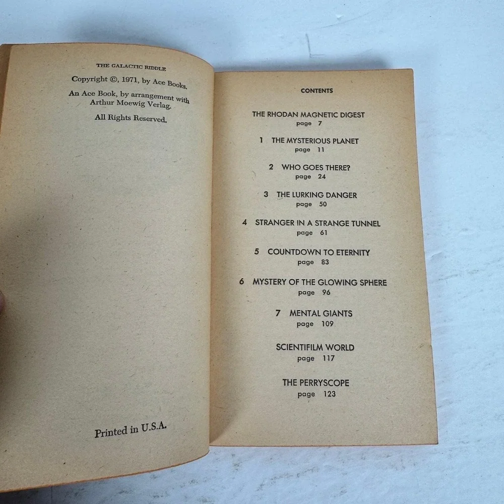 N/A 1971 copies paperback